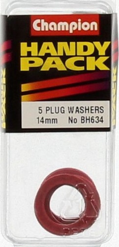 Champion Red Fibre Flat Washer – M14 x 20mm x 2.4mm - BH634 Hardware
