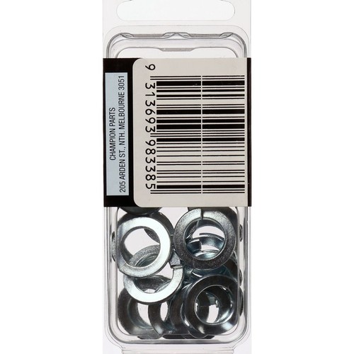 Champion Zinc Plated Flat Section Spring Washer – 10mm - BH338 Hardware