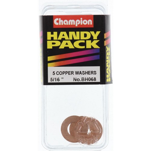 Champion Flat Copper Washer – 5/16in x 5/8in x 20 Gauge - BH068 Hardware