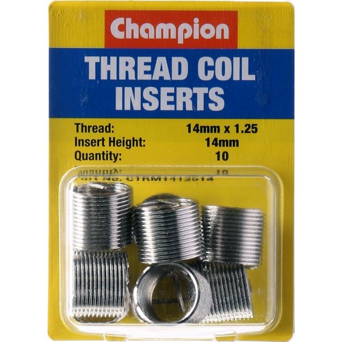 Champion Thread Insert Refills M14 x 1.25 x 14mm - CTRM1412514 Auto
