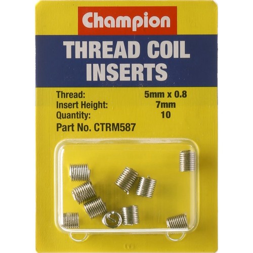 Champion Thread Insert Refills – M5 x 0.8 x 7mm - CTRM587 Auto