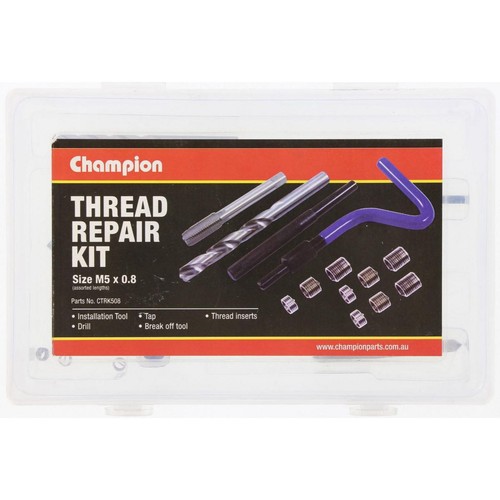 Champion Thread Repair Kit – M5 x 0.8mm - CTRK508 Auto