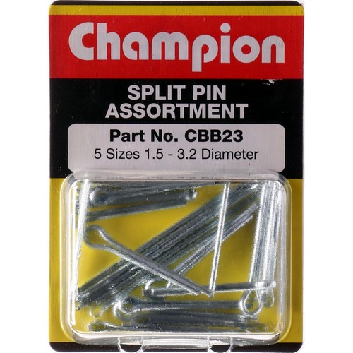 Champion Blister Pack Split (Cotter) Pin Assortment - CBB23 Auto
