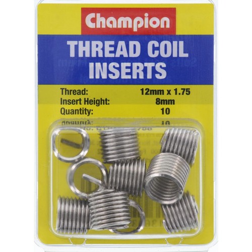 Champion Thread Insert Refills M12 x 1.75 x 8mm - CTRM121758 Auto