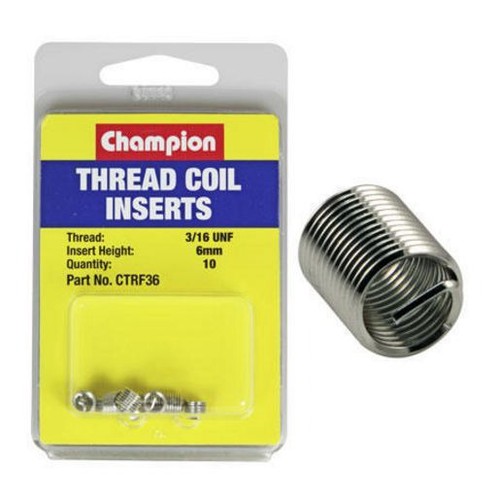 Champion Thread Insert Refills 3/16 UNF x 6mm - CTRF36 Auto