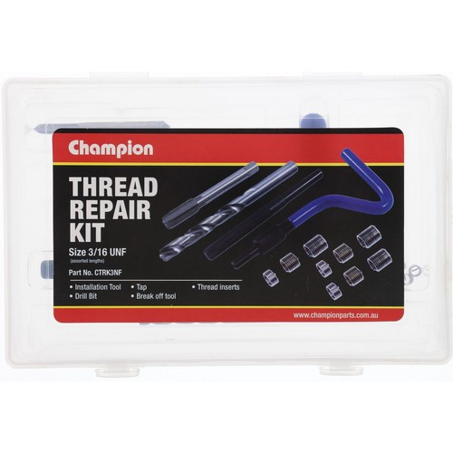 Champion Thread Repair Kit 3/16in UNF - CTRK3NF Auto