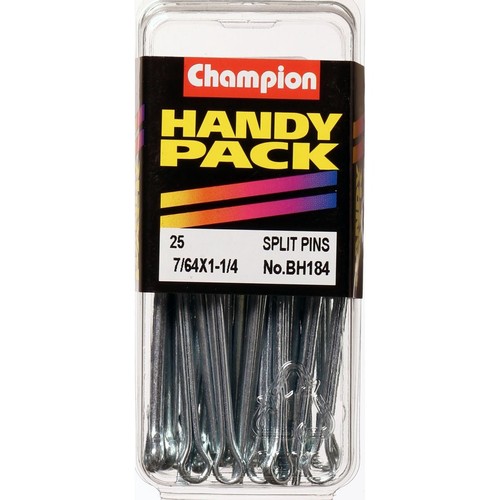 Champion Zinc Plated Split Pin – 7/64in x 1-1/4in - BH184 Auto