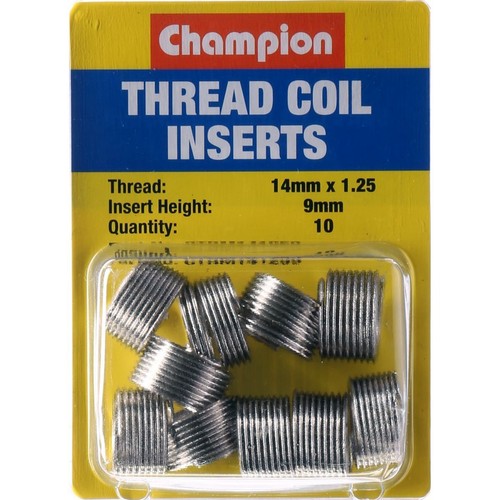 Champion Thread Insert Refills M14 x 1.25 x 9mm - CTRM141259 Auto