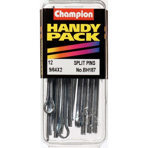 Champion Zinc Plated Split Pin – 9/64in x 2in - BH187 Auto