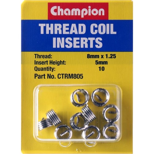 Champion Thread Insert Refills M8 x 1.25 x 5mm - CTRM805 Auto