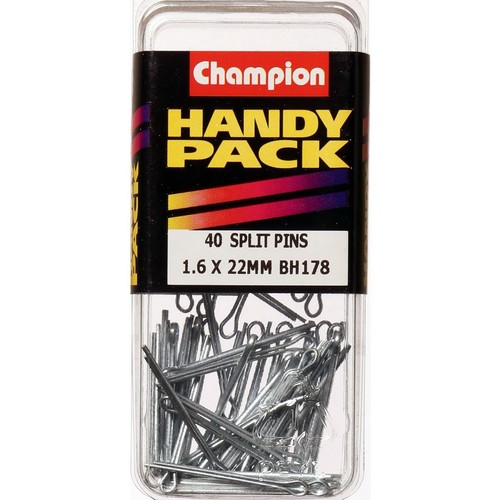 Champion Zinc Plated Split Pin – 1.6mm x 22mm - BH178 Auto