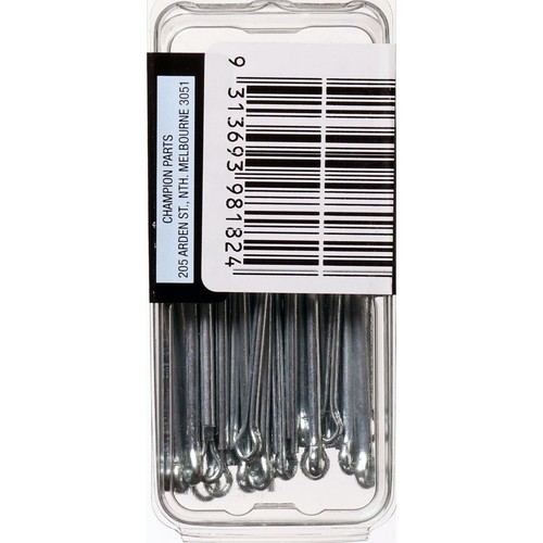 Champion Zinc Plated Split Pin – 2.5mm x 32mm - BH182 Auto