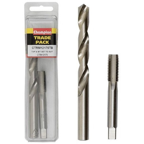 Champion Tap & Drill Bit Refills M12 x 1.75mm - CTRM12175TB Plumbing