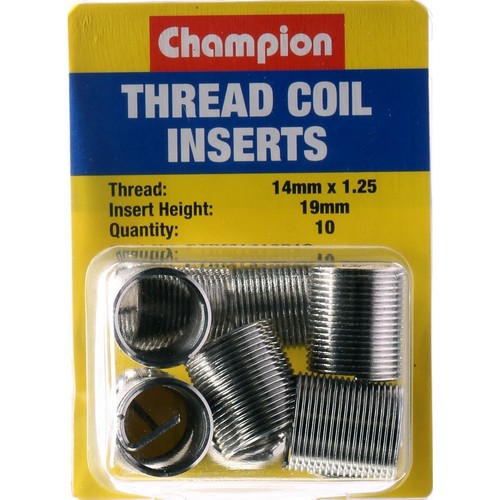 Champion Thread Insert Refills M14 x 1.25 x 19mm - CTRM1412519 Auto