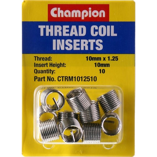 Champion Thread Insert Refills M10 x 1.25 x 10mm - CTRM1012510 Auto
