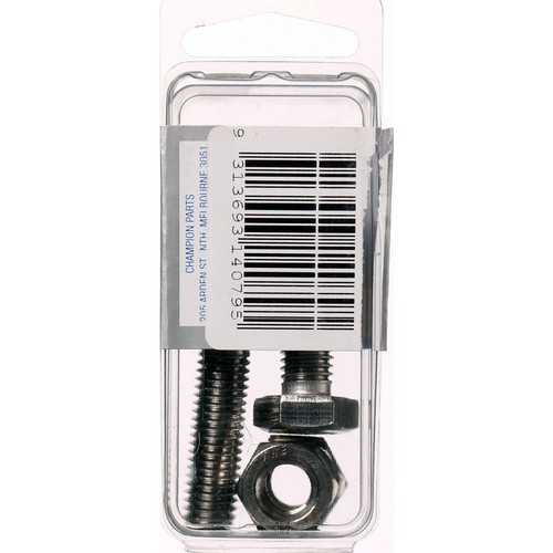 Champion 316/A4 Stainless Steel Hex Set Screws and Nuts – M10 x 35mm – 1.50mm Pi