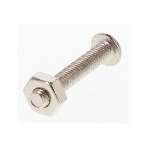 Champion Machine Screw & Nut Pan Slot 8/36in x 1in Nickel Plated - BH081 Auto