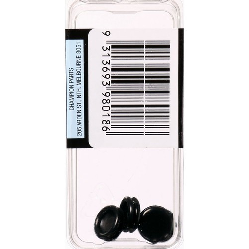 Champion Nitrile Rubber Blanking Grommet – 10mm - BH018