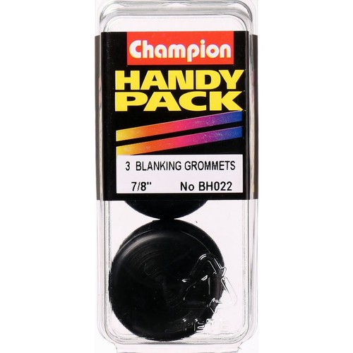 Champion Nitrile Rubber Blanking Grommet – 22mm - BH022
