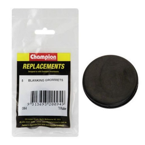 Champion Nitrile Rubber Blanking Grommets – 22mm - C90-6