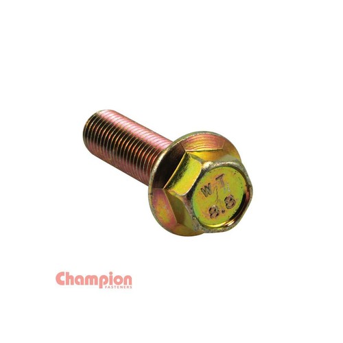 Champion High Tensile Flanged Hex Set Screws – M6 x 20mm (10AF) Grade 8.8 - C495