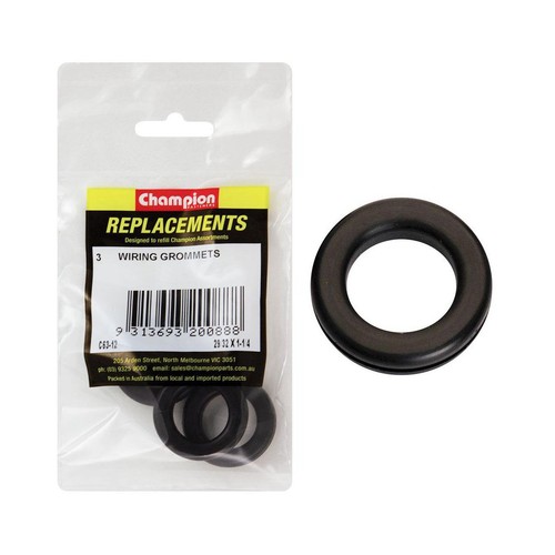 Champion Nitrile Rubber Wiring Grommets – 23 x 31 x 37mm - C63-12 Car Wiring