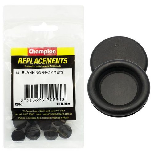 Champion Nitrile Rubber Blanking Grommets – 12mm - C90-3 Engine Part