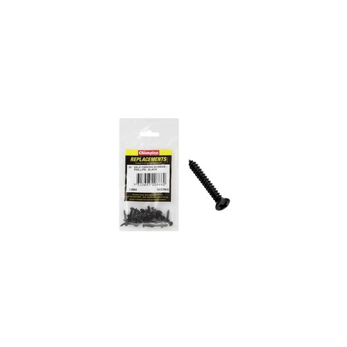Champion Black Pan Head Phillips Self-Tapping Screws – 4.2 x 16mm - C1200-5 Auto