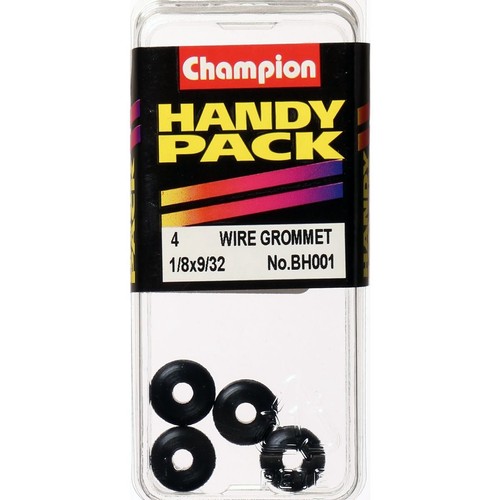 Champion Nitrile Rubber Wiring Grommet – M3 x 7mm x 11mm - BH001 Car Wiring