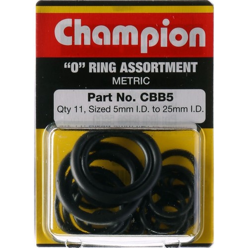 Champion Blister Pack Metric O-Ring Assortment - CBB5 Engine Part