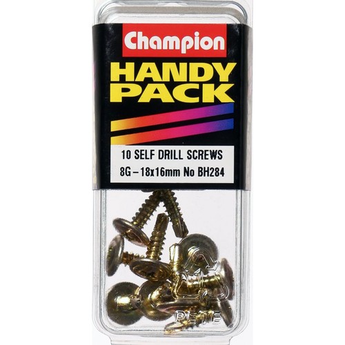 Champion Mushroom Head Self-Drilling Screw – 4.2-18 x 16mm - BH284 Tool