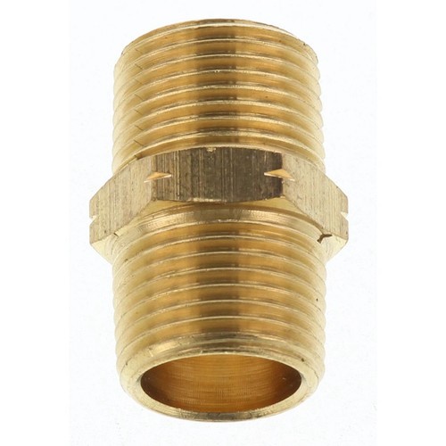 Champion Brass Hex Nipple – 3/8in - HC56 Auto
