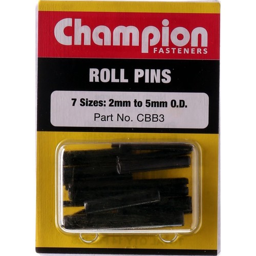 Champion Blister Pack Roll Pin Assortment - CBB3 Auto