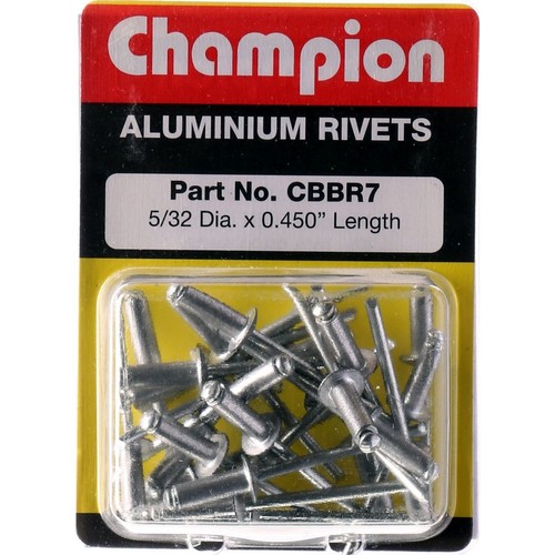 Champion Blister Assortment Rivet Blind Aluminium 4.0x11.43mm - CBBR7 Hardware