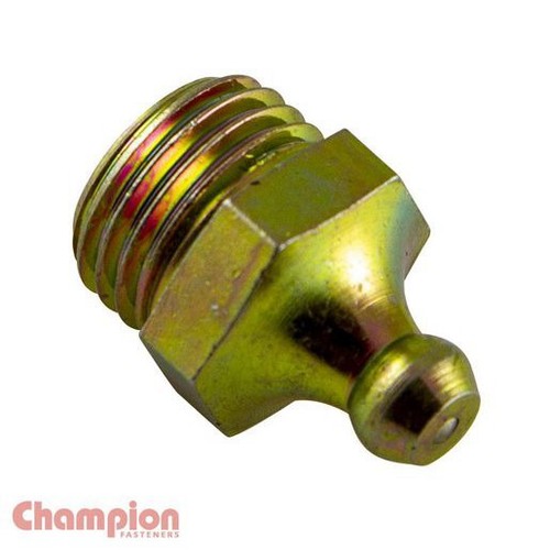 Champion 1/8in NPT Straight Grease Nipple - CN28 Car Service