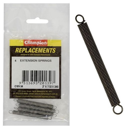 Champion Spring Extension 50 x 6 x 0.5mm Refill Pack - C101-34 Auto
