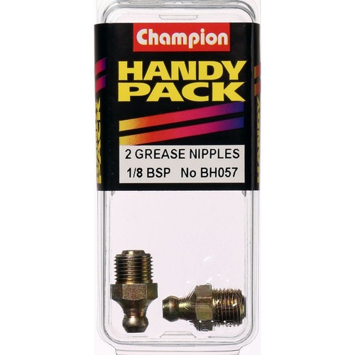 Champion Grease Nipple – 1/8in BSP – Straight - BH057 Car Service