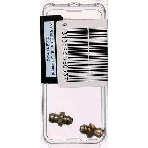 Champion Grease Nipple – 1/4in UNF – Straight - BH053 Car Service