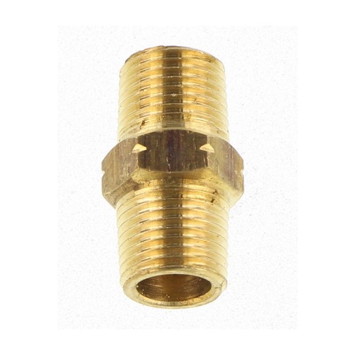 Champion Brass Hex Nipple – 1/8in - HC54