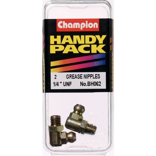 Champion Grease Nipple – 1/4in UNF – 90 Degree - BH062 Car Service