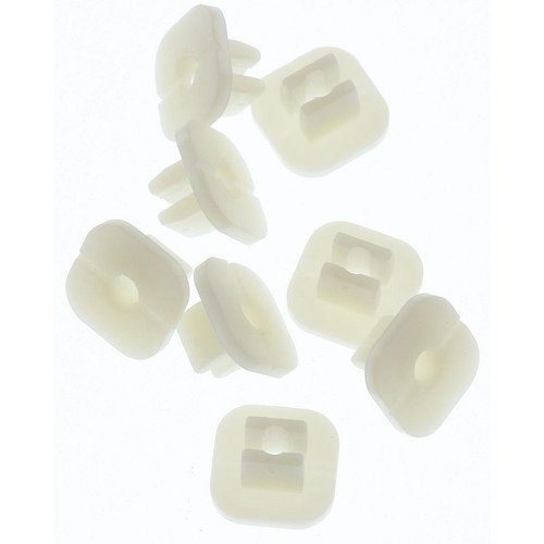 Champion Clear Screw Grommet – 17mm Length – 17mm Width – 8mm x 8.5mm Hole - TF9