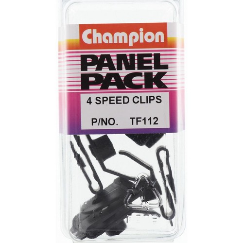 Champion Speed Clip Black Screw Size: 4.8mm - TF112