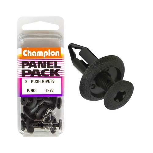 Champion Black Scrivet – 18mm Length – 6mm Hole – 15mm Head - TF78