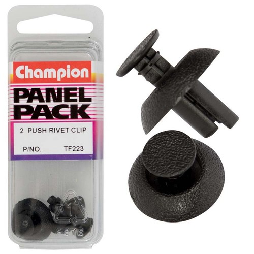 Champion Black Scrivet – 8mm Length, 7mm Hole, 18mm Head