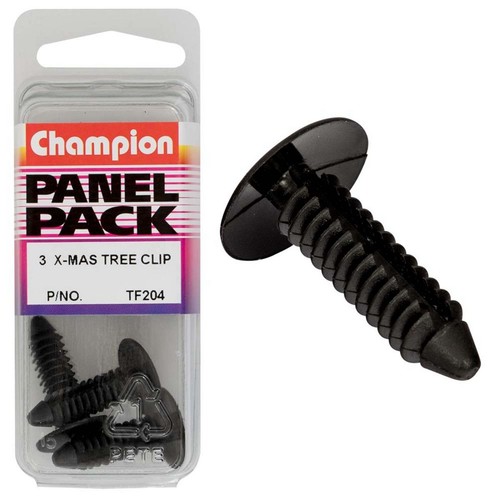 Champion Black Christmas Tree Clip – 26mm Length, 8mm Stem, 17.5mm Head