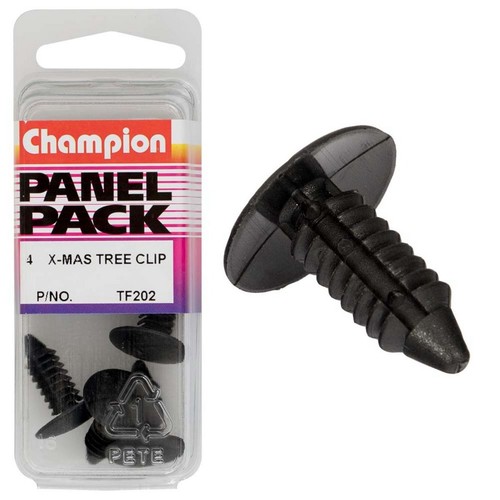 Champion Black Christmas Tree Clip – 20mm Length, 8mm Stem, 17.5mm Head