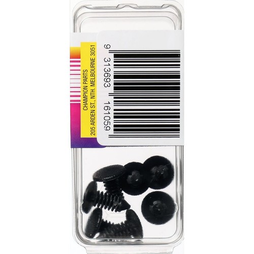Champion Black Christmas Tree Trim Clip – 18mm Length – 5mm Hole – 13mm Head - T