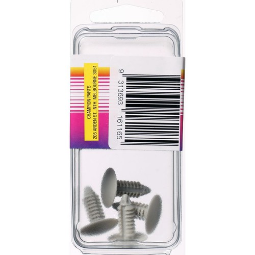 Champion Grey Christmas Tree Trim Clip – 21mm Length – 8mm Stem Diameter – 17.5m