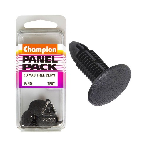 Champion Black Christmas Tree Trim Clip – 23mm Length – 7mm Stem Diameter – 18mm