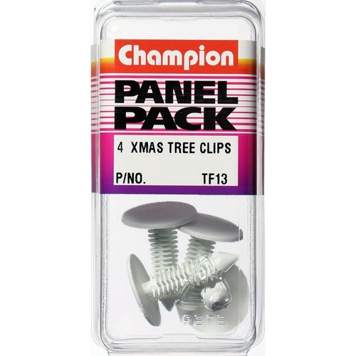 Champion White Christmas Tree Trim Clip – 27mm Length – 7.6mm Stem Diameter – 20